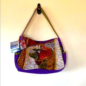 🐴 LAUREL BURCH Handmade 🐴 Bag! Colorful!!